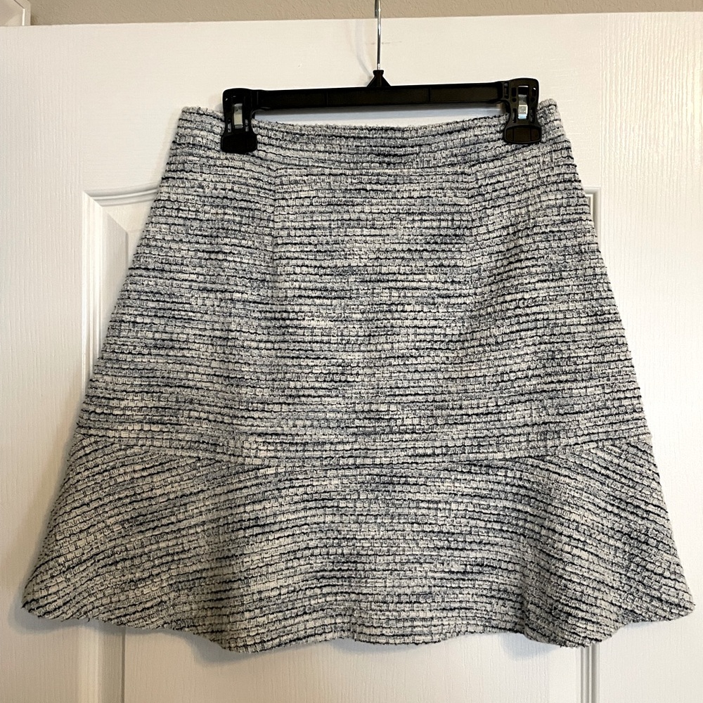 Ann Taylor - Loft Casual Mini Skirt - Blue Twead